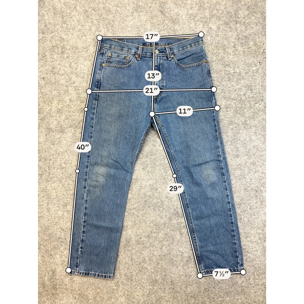 Lot of 4 Levi's 505 560 Jeans Men's 32x30 Blue Denim Straight Comfort Work Pants
